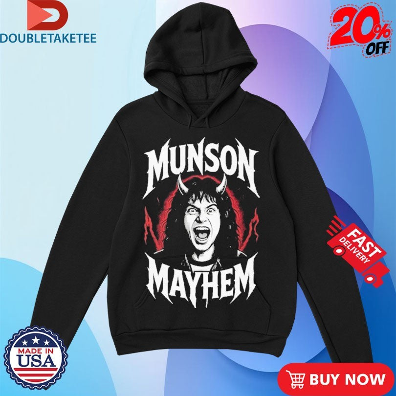 Official Munson Mayhem Satan Metal Shirts
