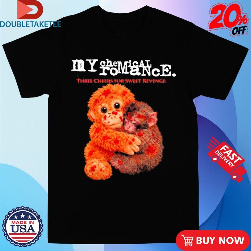 Official My Chemical Romance Punch Monkey Three Cheers For Sweet Revenge Shirts