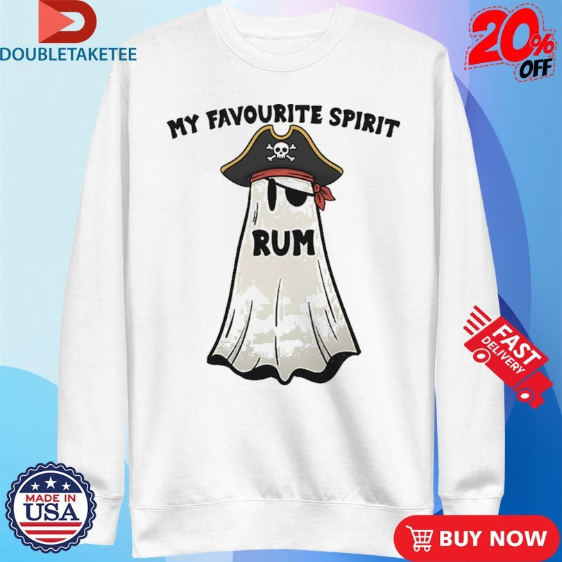Official My Favourite Spirit Rum Ghost Pirates Shirts
