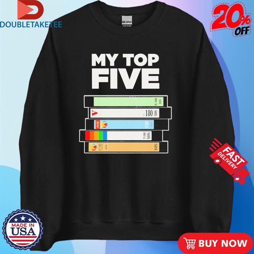 Official My Top Five Books Shirts