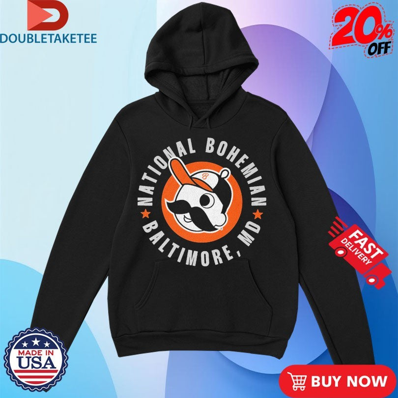 Official National Bohemian Baltimore MD Logo Shirts