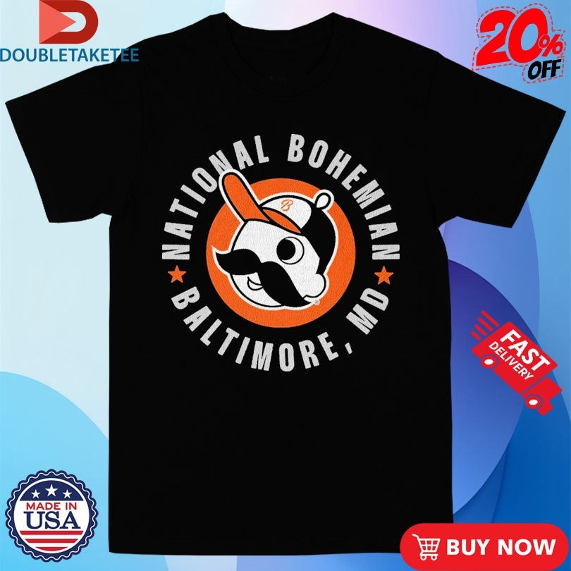 Official National Bohemian Baltimore MD Logo Shirts