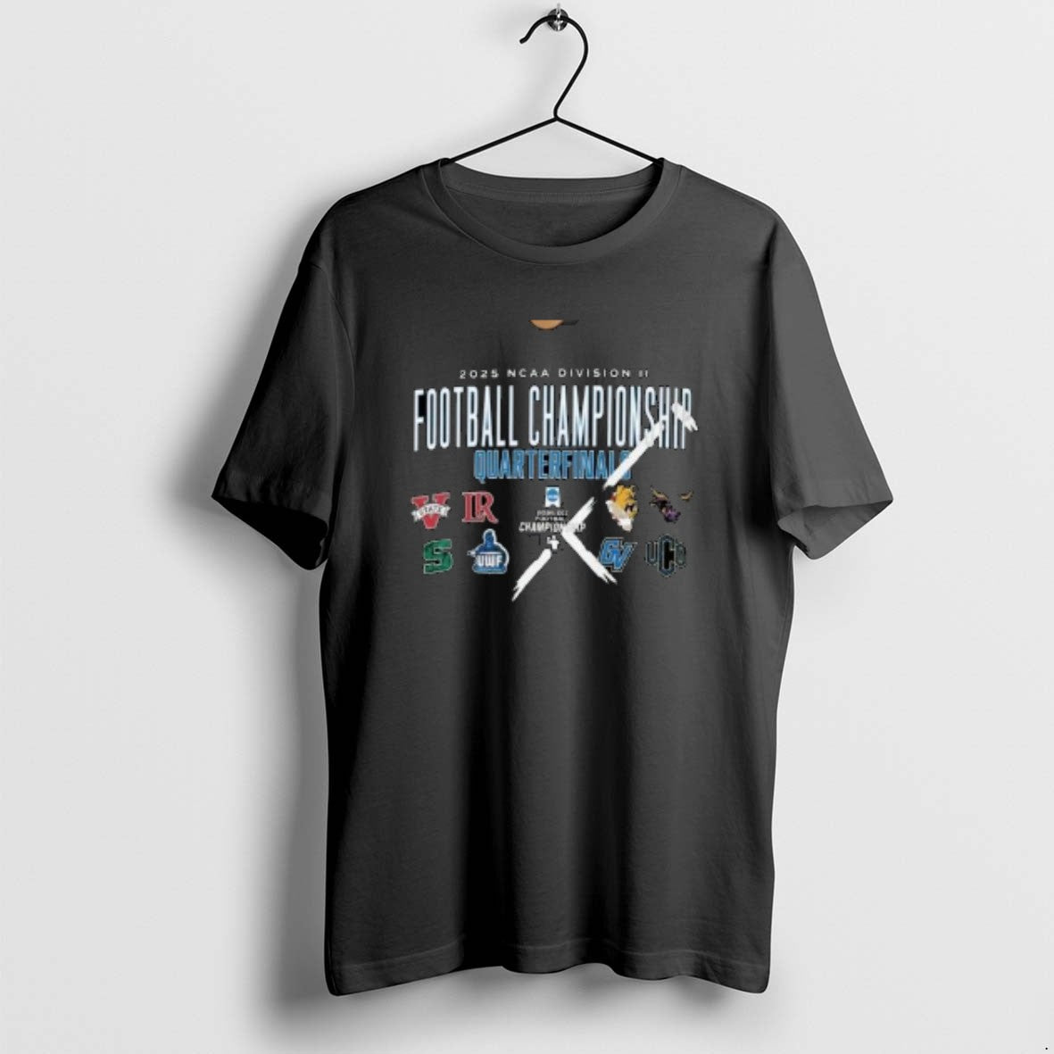 Official Ncaa Division Ii Football Championship Quarterfinals 2025 Circle Black T-Shirts, Hoodie, Sweatshirt | DripVista.com