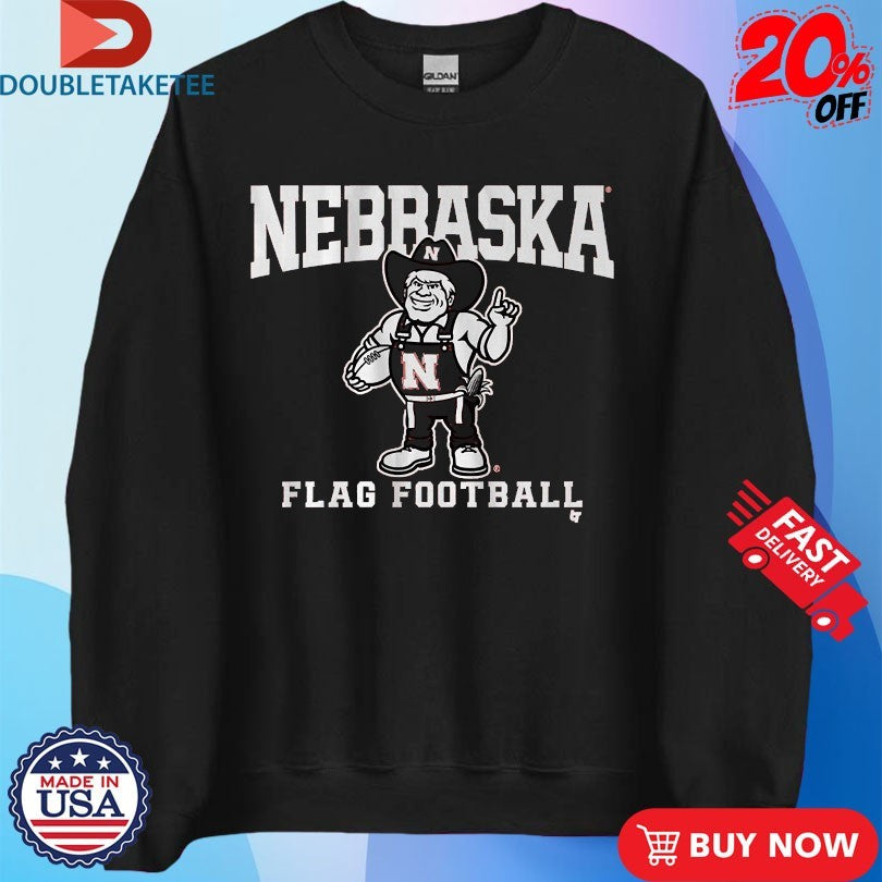 Official Nebraska Cornhuskers Flag Football Mascot T-Shirtss