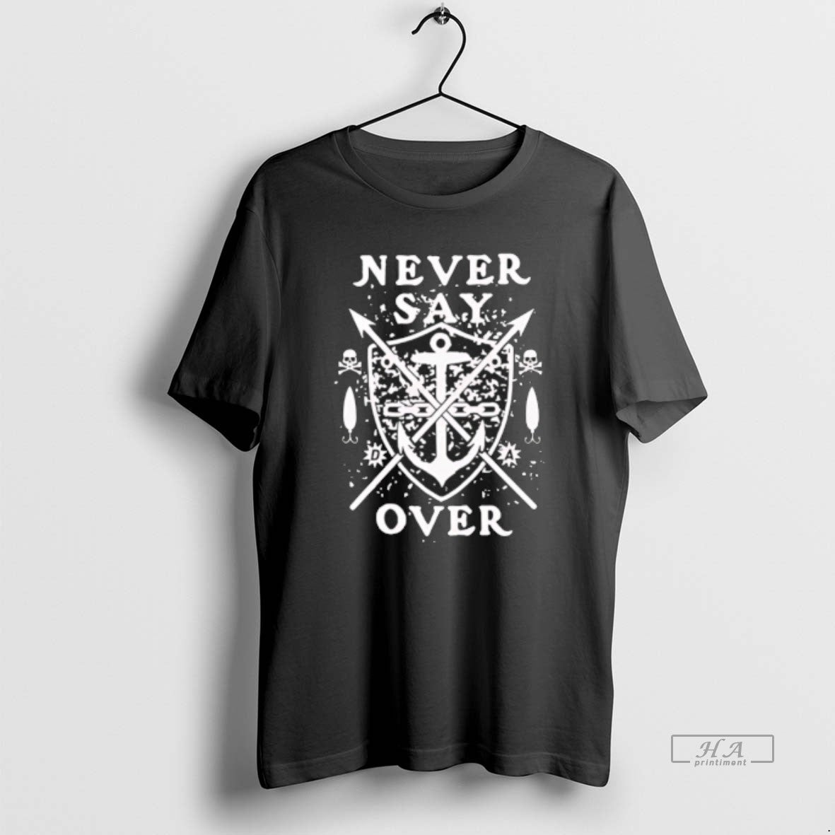Official Never Say Over Logo T-Shirts, Hoodie, Sweatshirt | DripVista.com