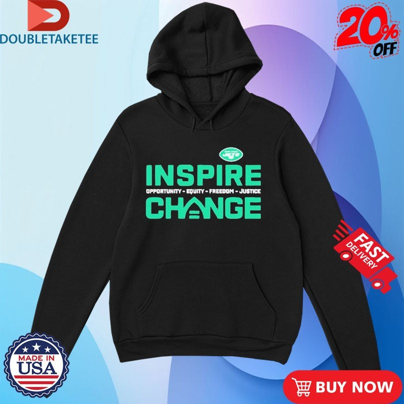 Official New York Jets Inspire Change Opportunity Equity Freedom Justice Shirts