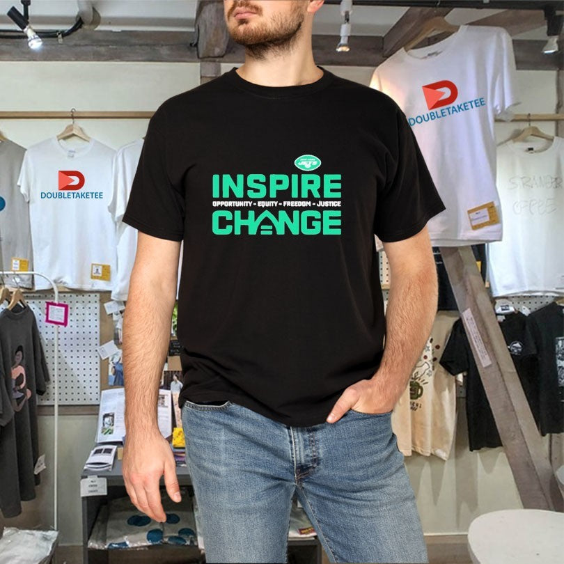 Official New York Jets Inspire Change Opportunity Equity Freedom Justice Shirts