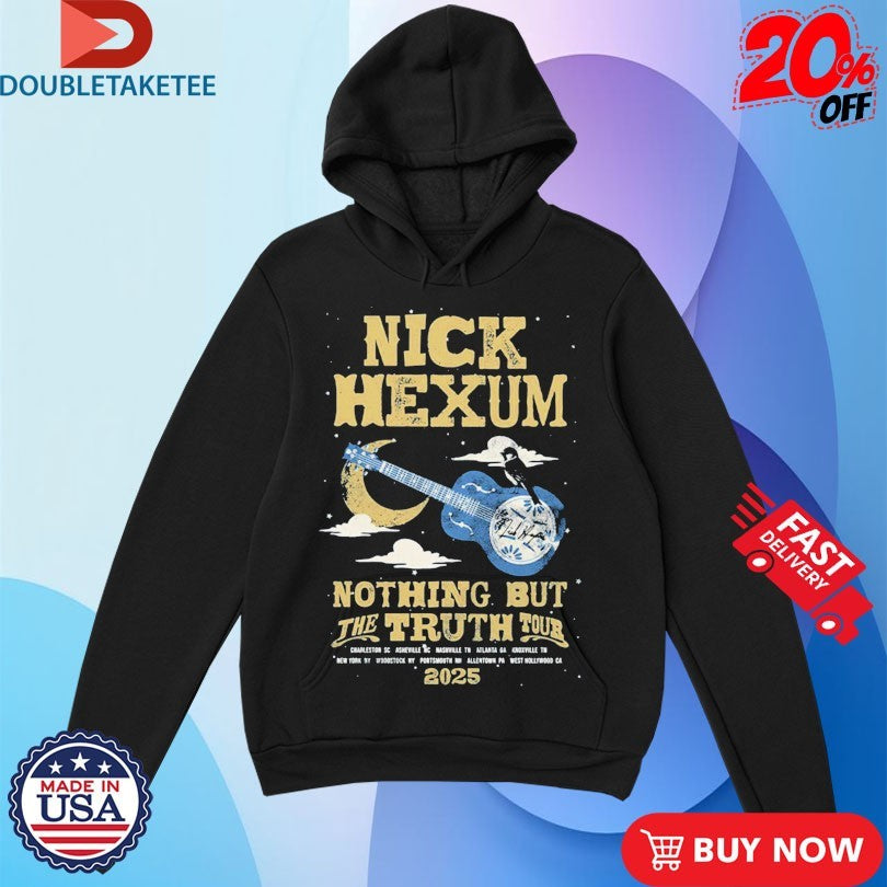 Official Nick Hexum Nothing But The Truth Tour 2025 Guitar Moon Shirts