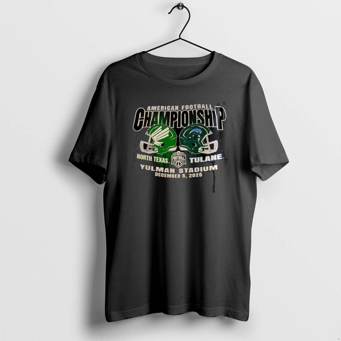 Official North Texas Mean Green Vs Tulane Green Wave 2025 American Football Yulman Stadium T-Shirts, Hoodie, Sweatshirt