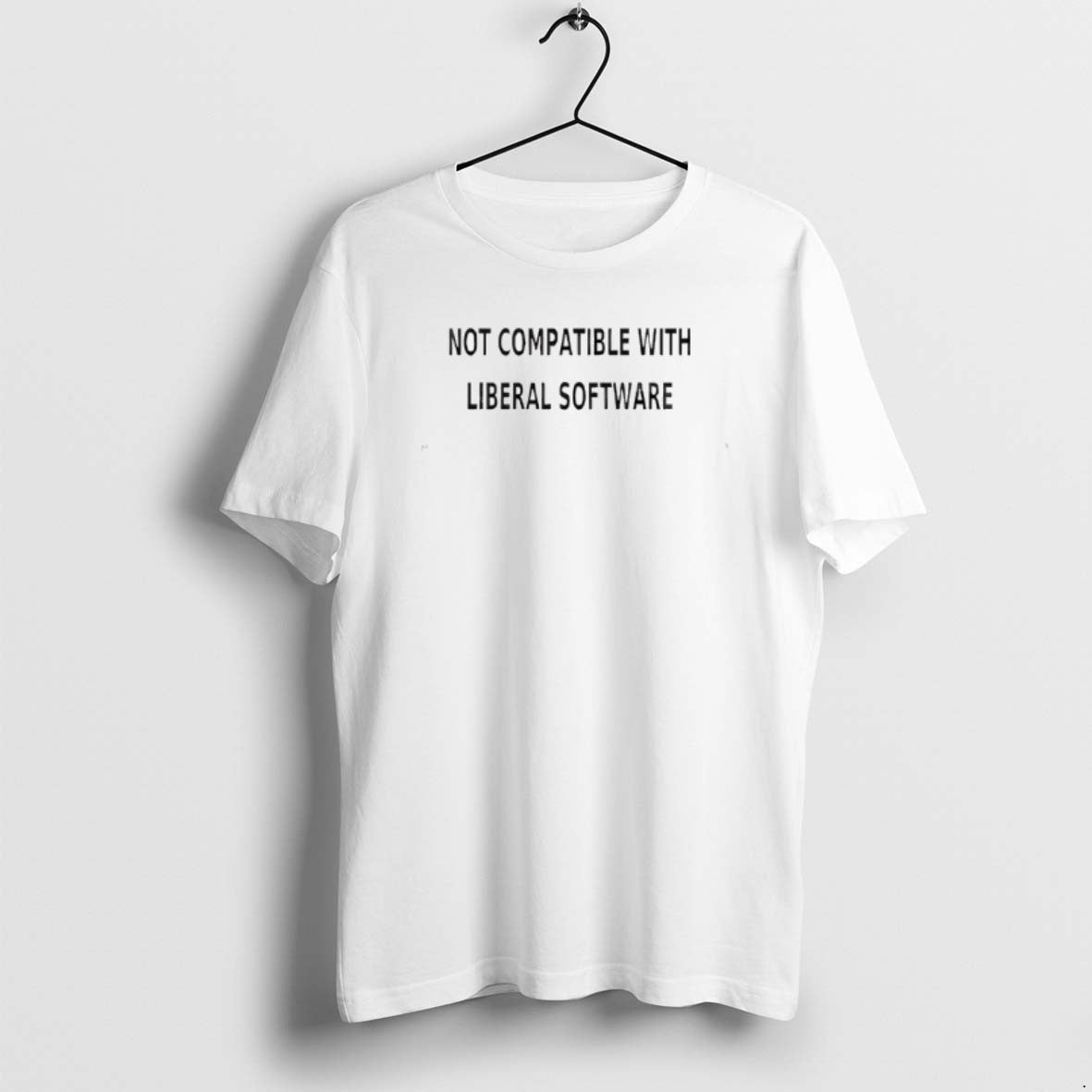 Official Not Compatible With Liberal Software T-Shirts, Hoodie, Sweatshirt | DripVista.com