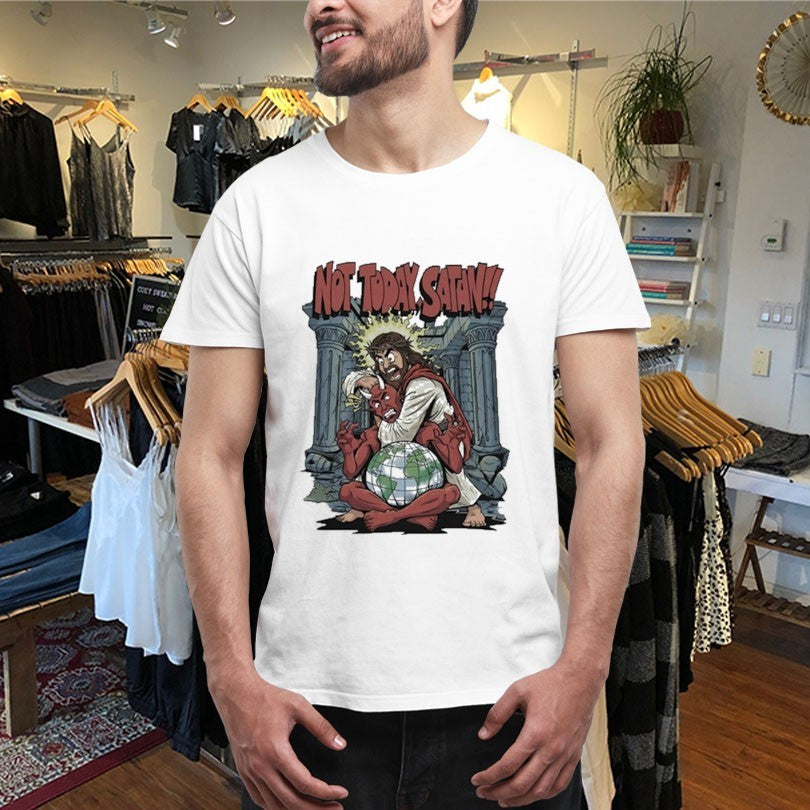 Official Not Today Satan Jesus Shirts