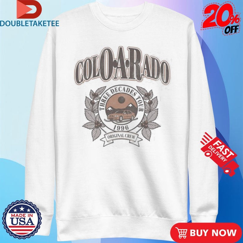 Official OAR Of A Revolution Colorado Three Decades Tour 1996 Shirts