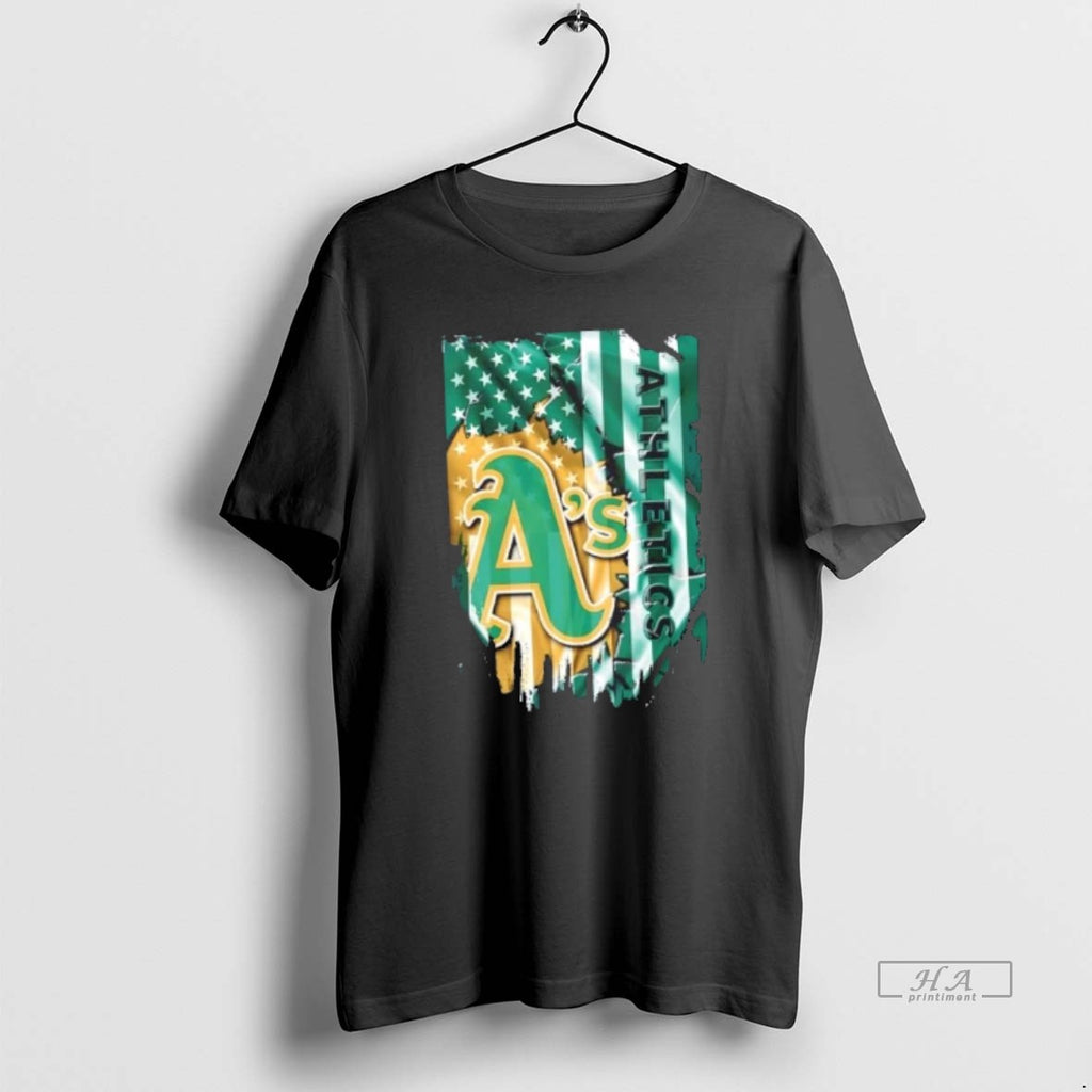 Official Oakland Athletics Baseball X American Flag T-Shirts, Hoodie, Sweatshirt | DripVista.com