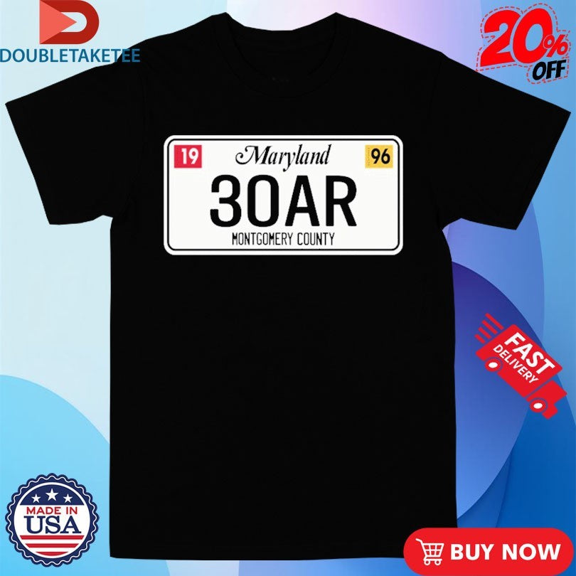 Official Oar Maryland Montgomery County 3OAR 1996 Shirts