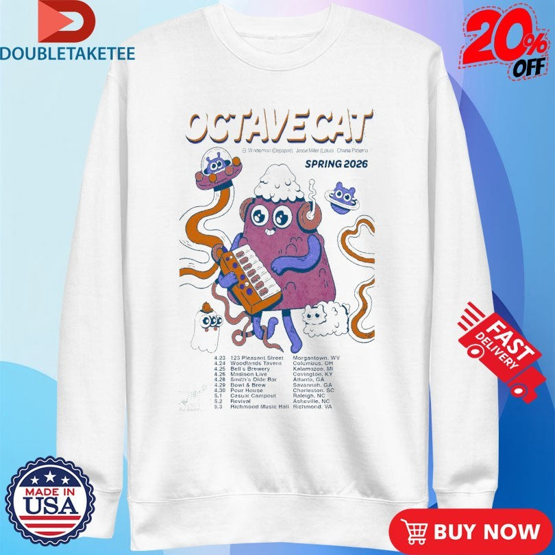 Official Octave Cat Tour Spring 2026 Shirts