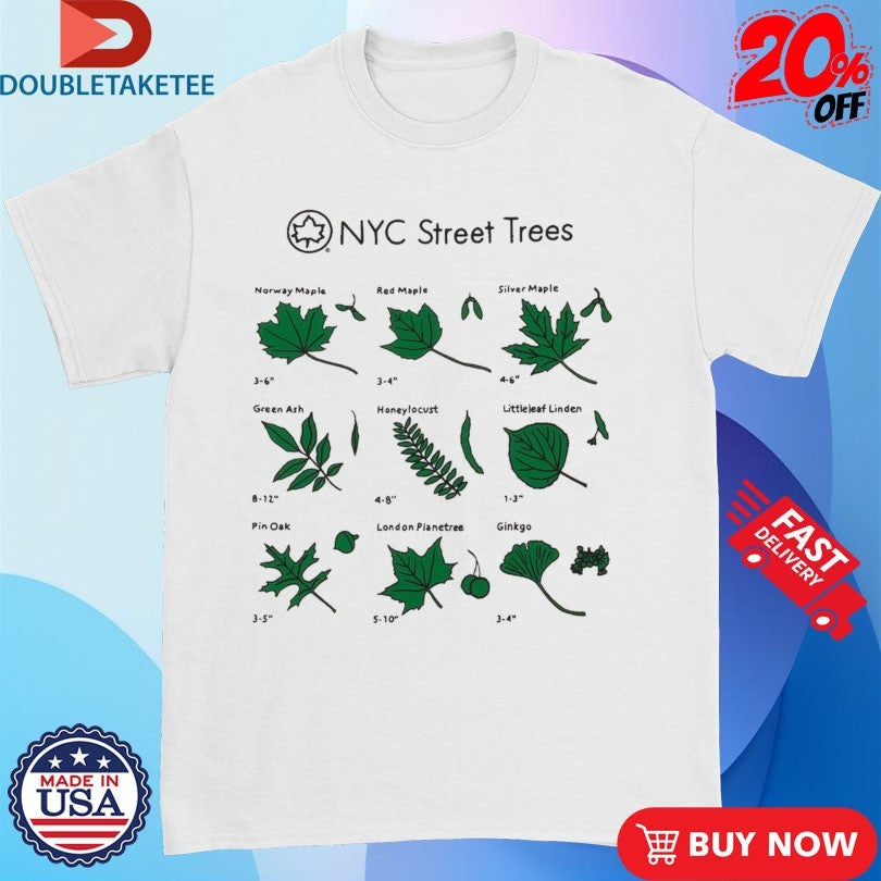 Official Only NY NYC Parks Street Trees Shirts