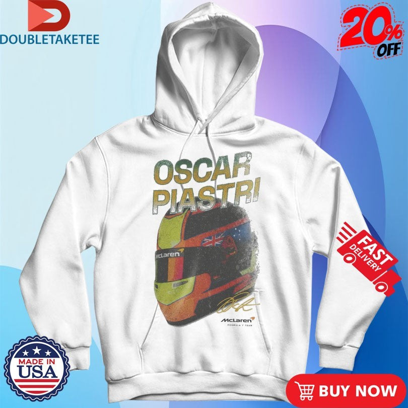 Official Oscar Piastri MClaren F1 Team Signature Shirts