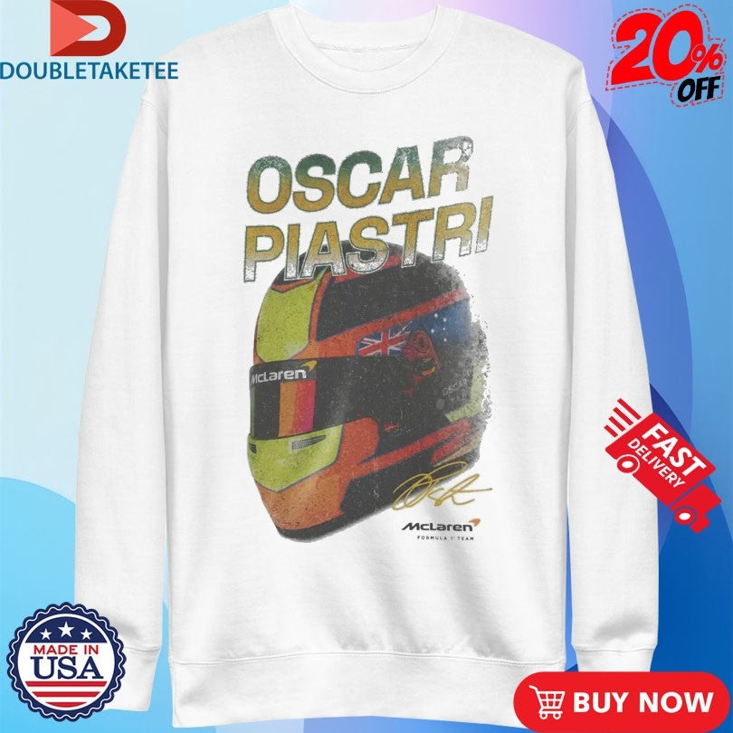 Official Oscar Piastri MClaren F1 Team Signature Shirts