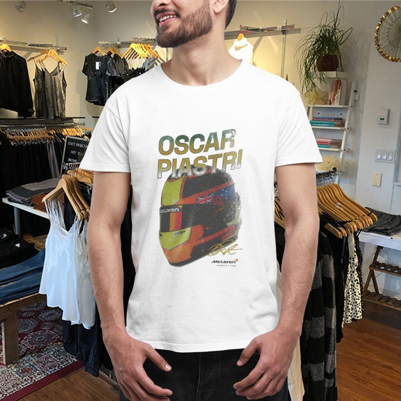 Official Oscar Piastri MClaren F1 Team Signature Shirts