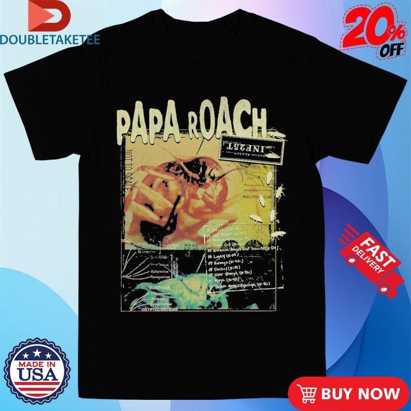Official Papa Roach Inf25t Scraps Shirts