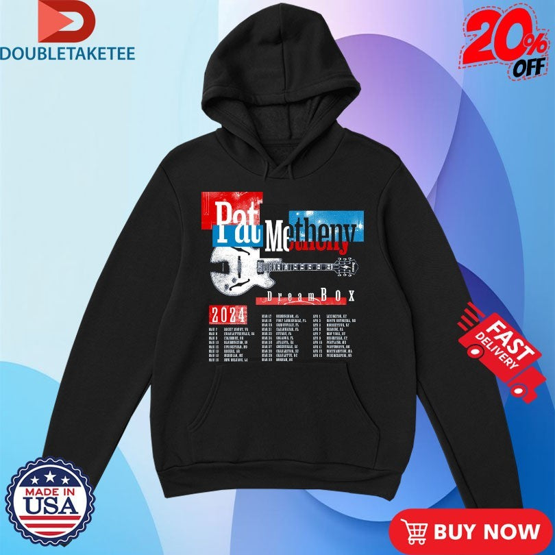 Official Pat Metheny Dreambox 2024 Tour Guitar Shirts