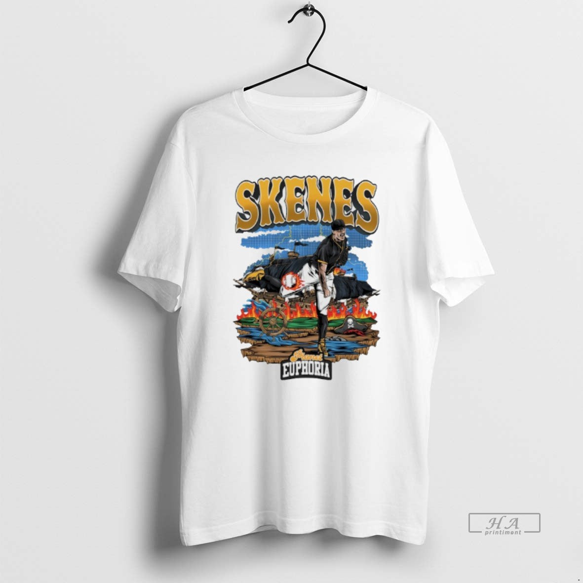 Official Paul Skenes Pittsburgh Pirates Baseball Player Graphic T-Shirts, Hoodie, Sweatshirt | DripVista.com
