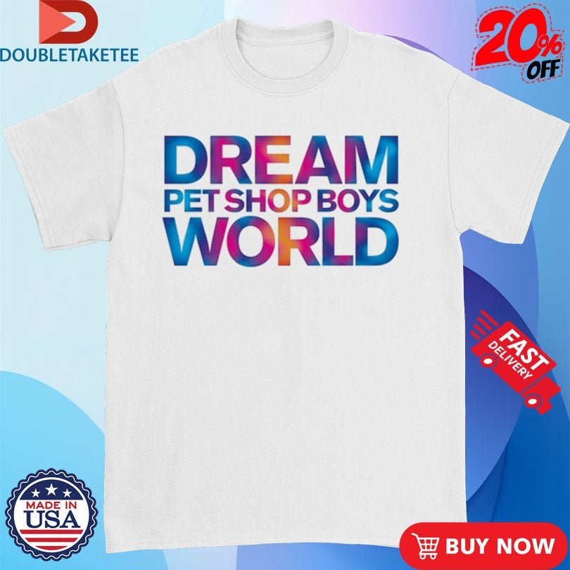 Official Pet Shop Boys Dreamworld 2025 Shirts
