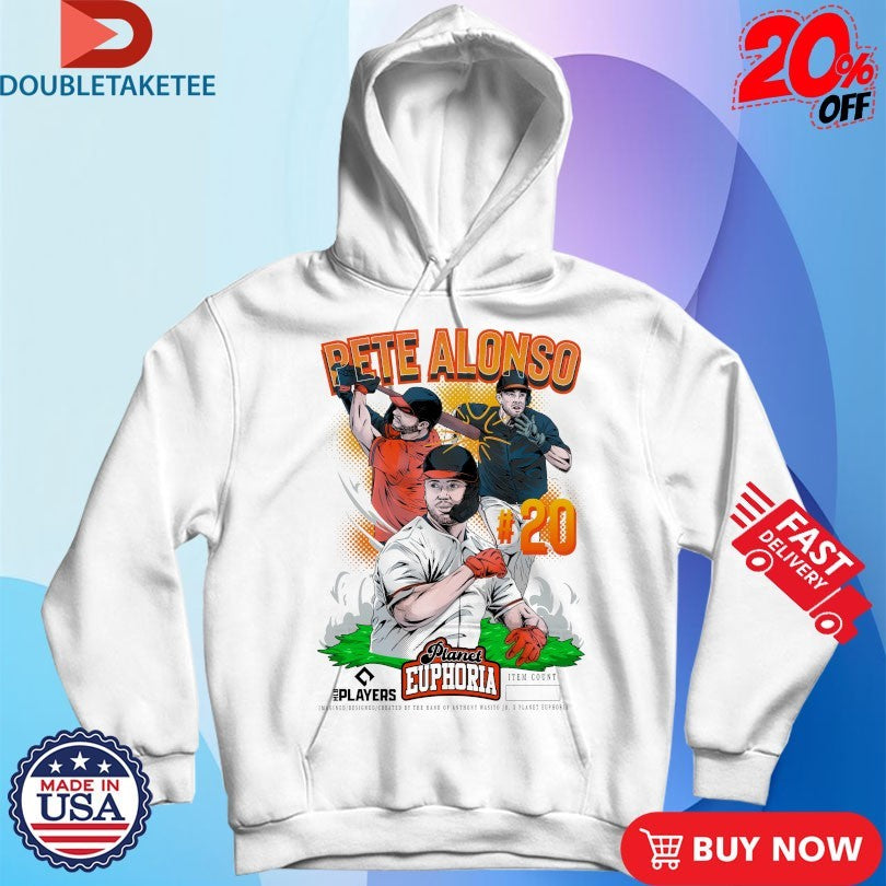 Official Pete Alonso #20 Planet Euphoria Shirts