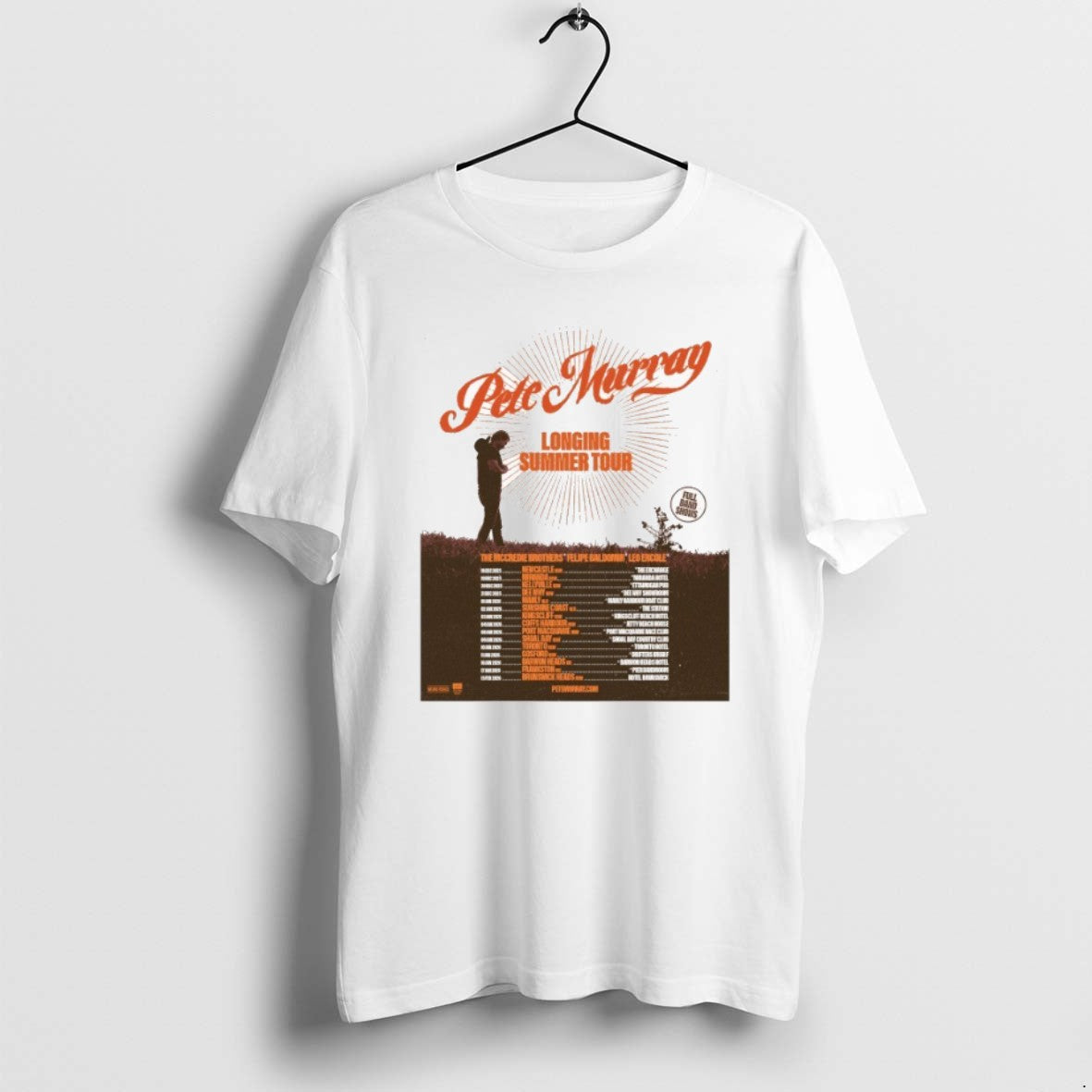 Official Pete Murray Longing Summer Tour 2025 2026 T-Shirts, Hoodie, Sweatshirt | DripVista.com