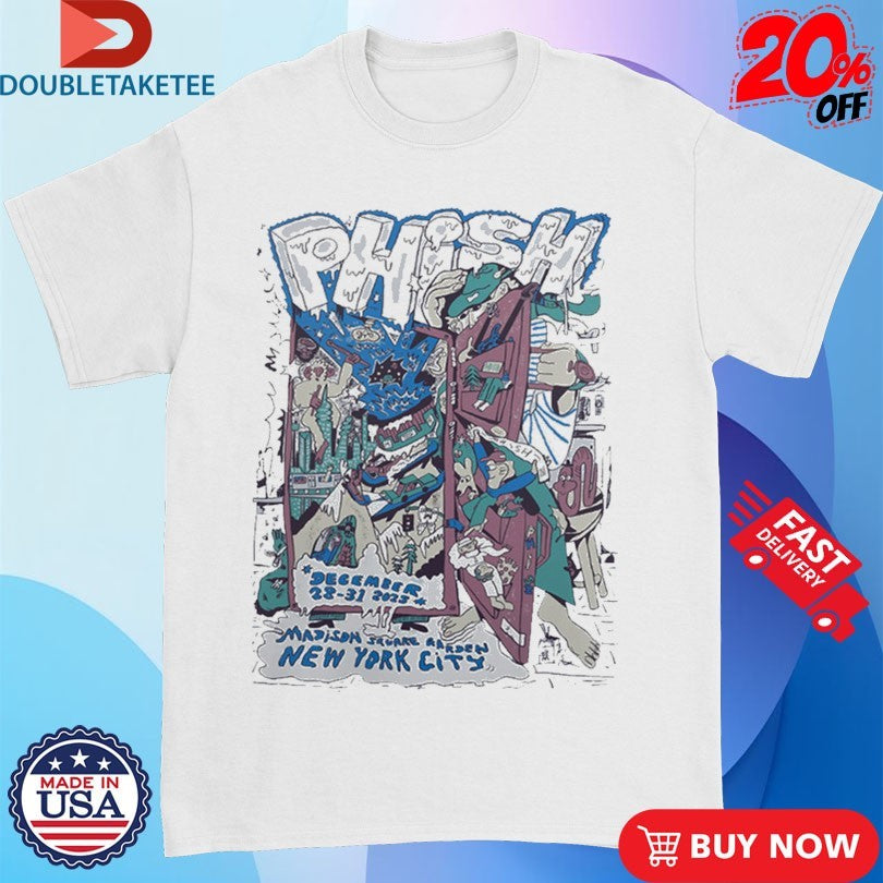 Official Phish In New York City At Madison Square Garden On December 28-30 2025 Shirts