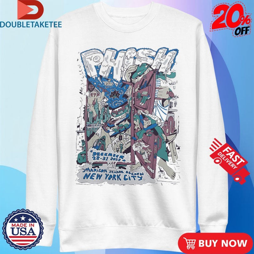 Official Phish In New York City At Madison Square Garden On December 28-30 2025 Shirts