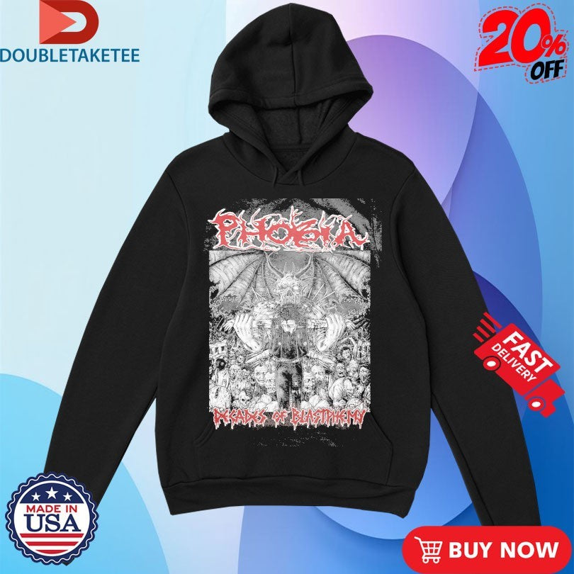 Official Phobia Decades Of Blastphemy Shirts
