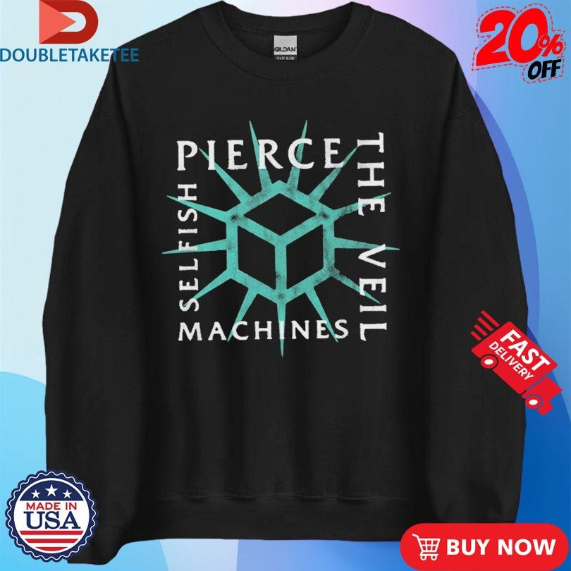 Official Pierce The Veil Selfish Machines Boxed In Shirts