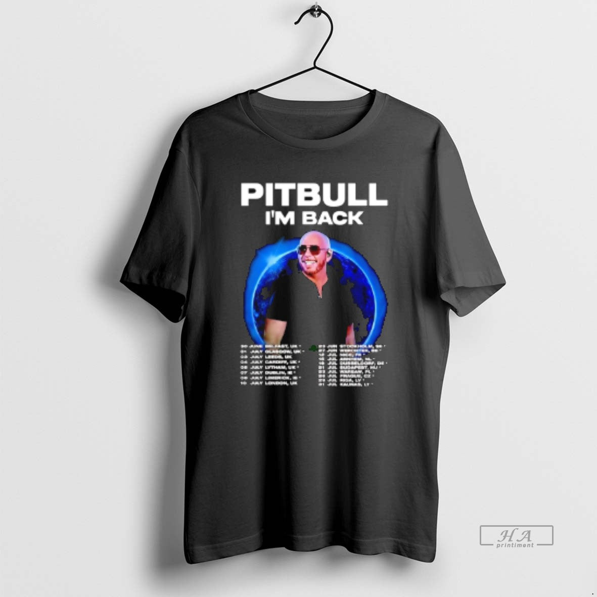 Official Pitbull Im Back Fan Tour 2025 Concert Dates Inspired T-Shirts, Hoodie, Sweatshirt | DripVista.com
