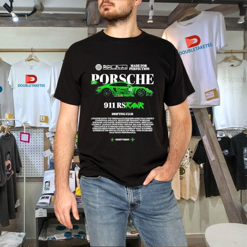 Official Porsche 911 Rs Drifting Club Made For Perfection Shirts