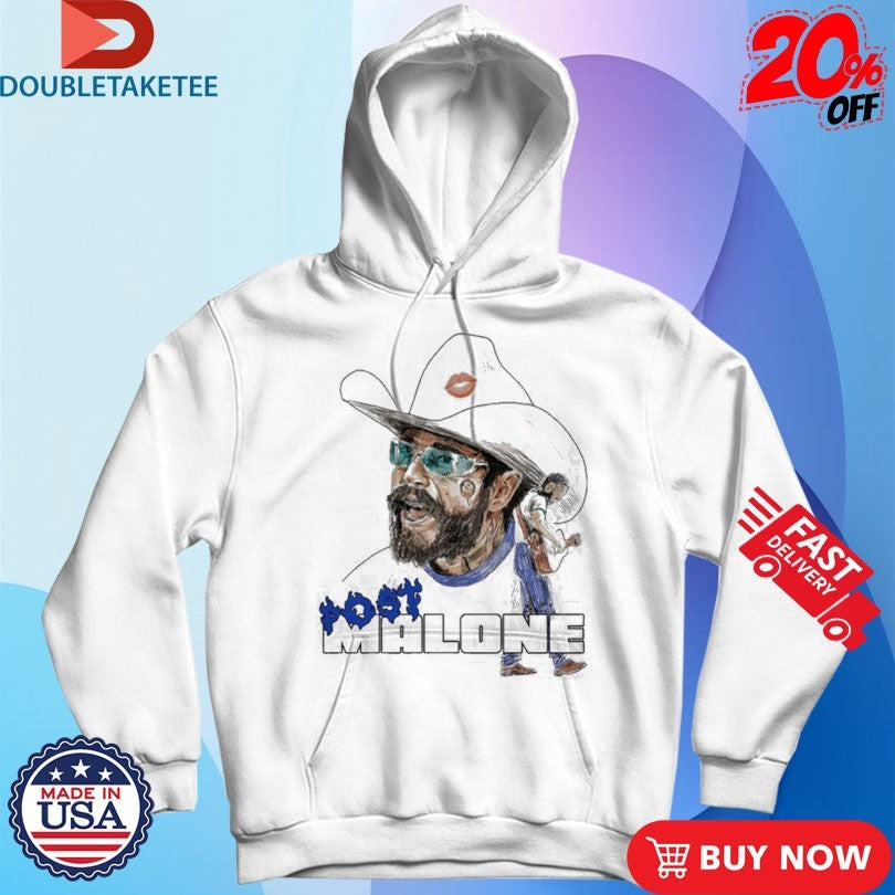 Official Post Malone Blue Flame Shirts