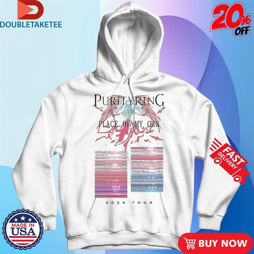 Official Purity Ring Place Of My Own Tour 2026 Dates Shirts