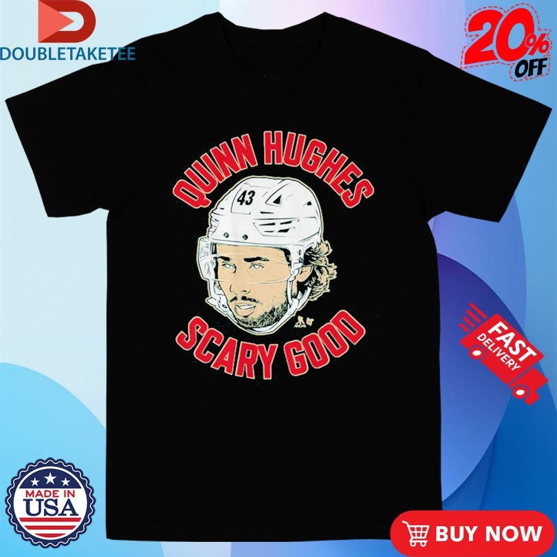Official Quinn Hughes Scary Good Ghost Eyes Minnesota Wild Shirts