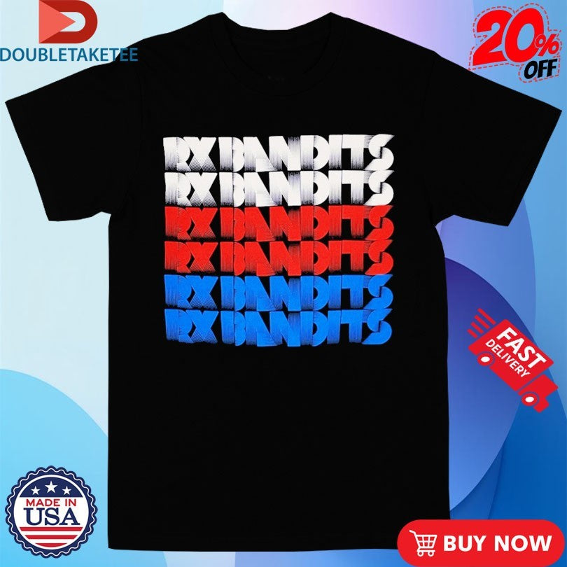 Official RX Bandits Typography Shirts