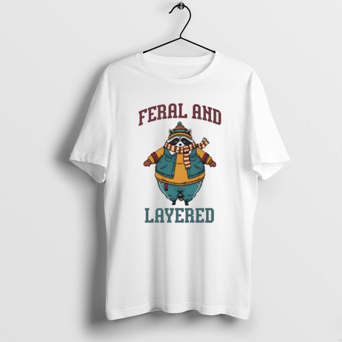 Official Raccoon Feral And Layered T-Shirts, Hoodie, Sweatshirt | DripVista.com