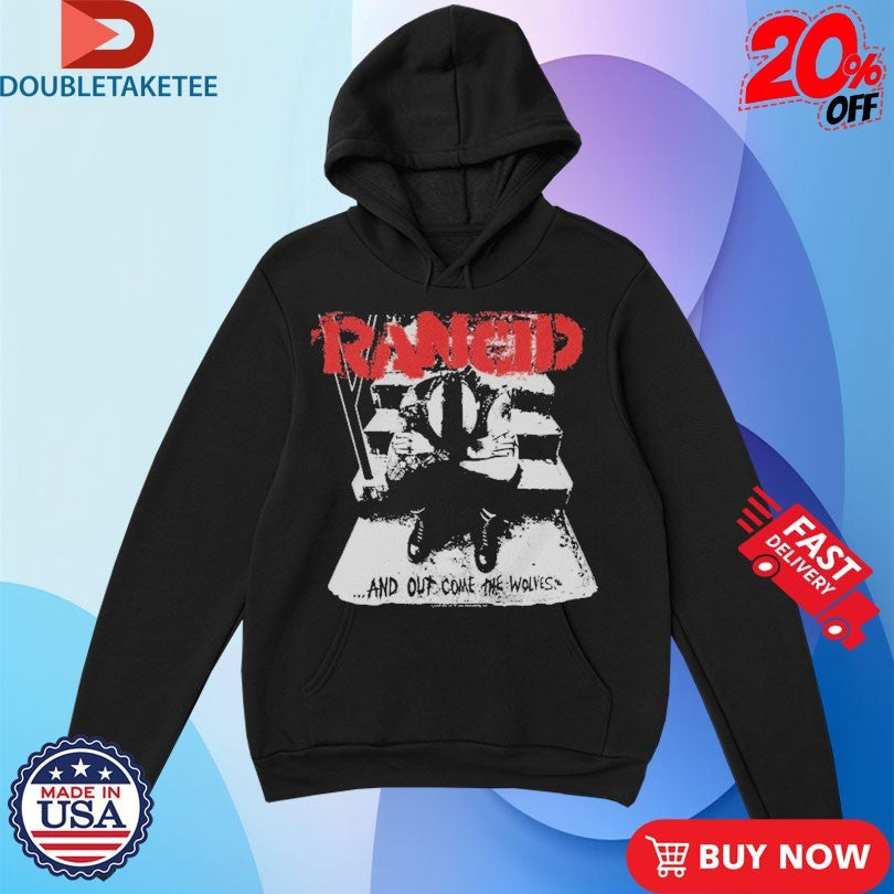 Official Rancid …And Out Come The Wolves Album Shirts