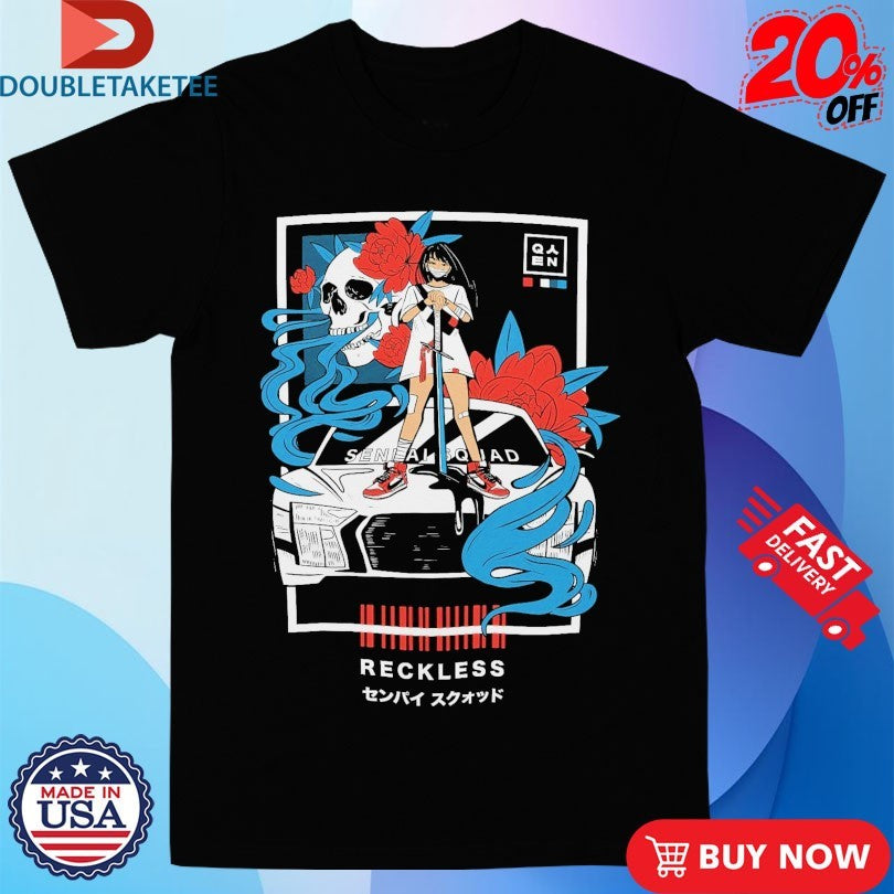 Official Reckless Senpai Squad Anime Waifu Anime Waifu Shirts