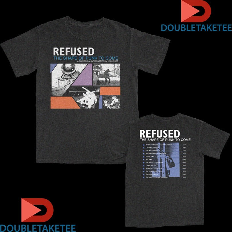 Official Refused The Shape Of Punk To Come Album Tracklist Shirts