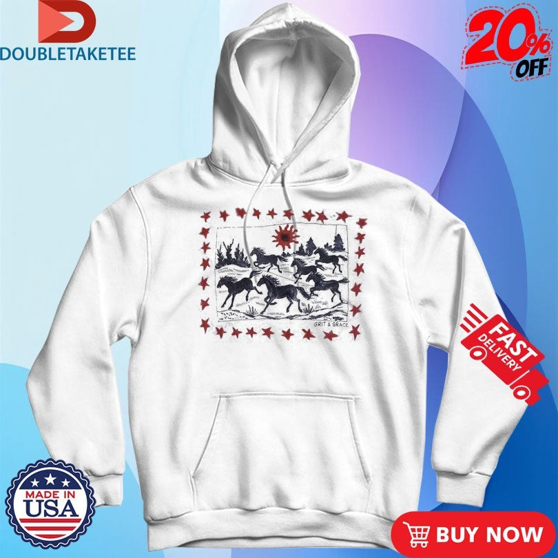 Official Rich Amiri Grit &amp; Grace Horses Shirts