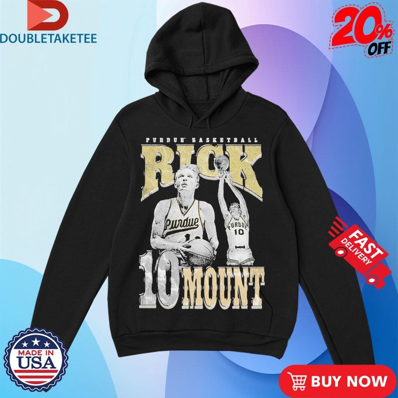 Official Rick Mount 10 Player Posture Purdue Boilermakers Basketball Shirts