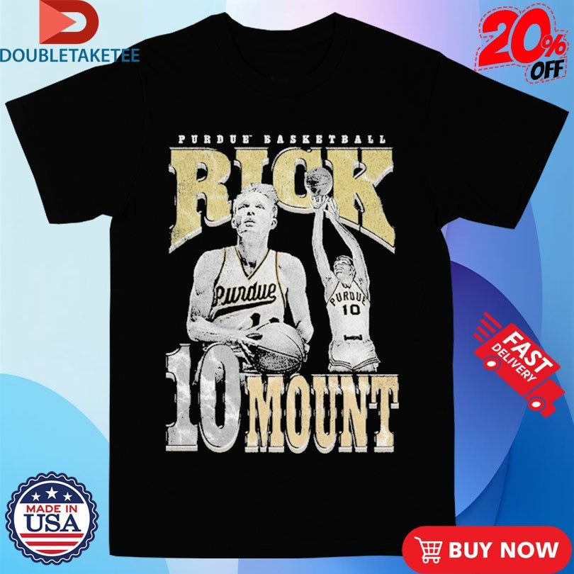 Official Rick Mount 10 Player Posture Purdue Boilermakers Basketball Shirts