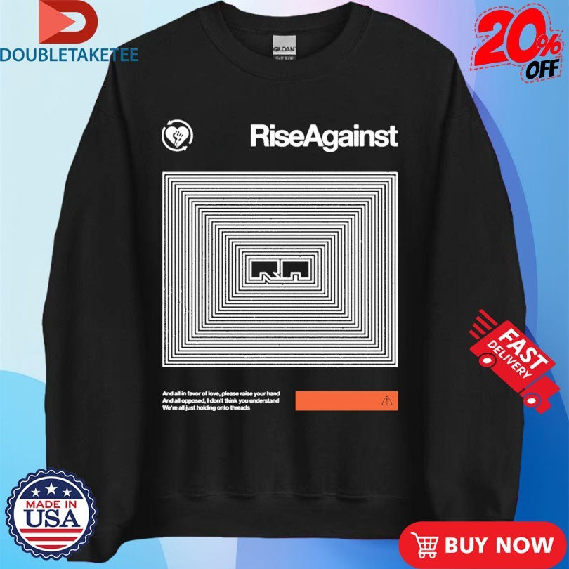Official Rise Against Holding Onto Threads Shirts