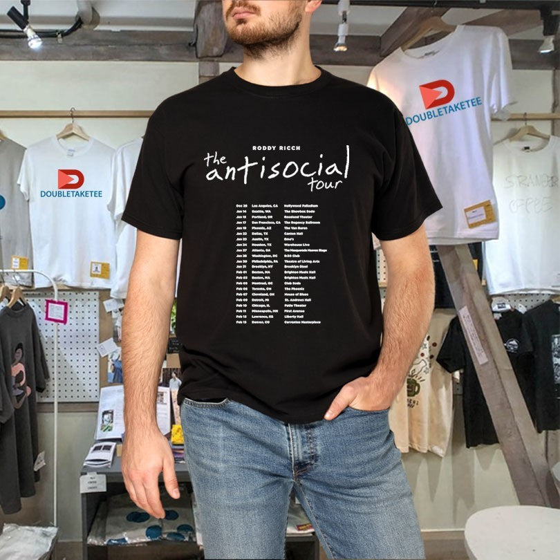 Official Roddy Ricch The Antisocial Tour Shirts
