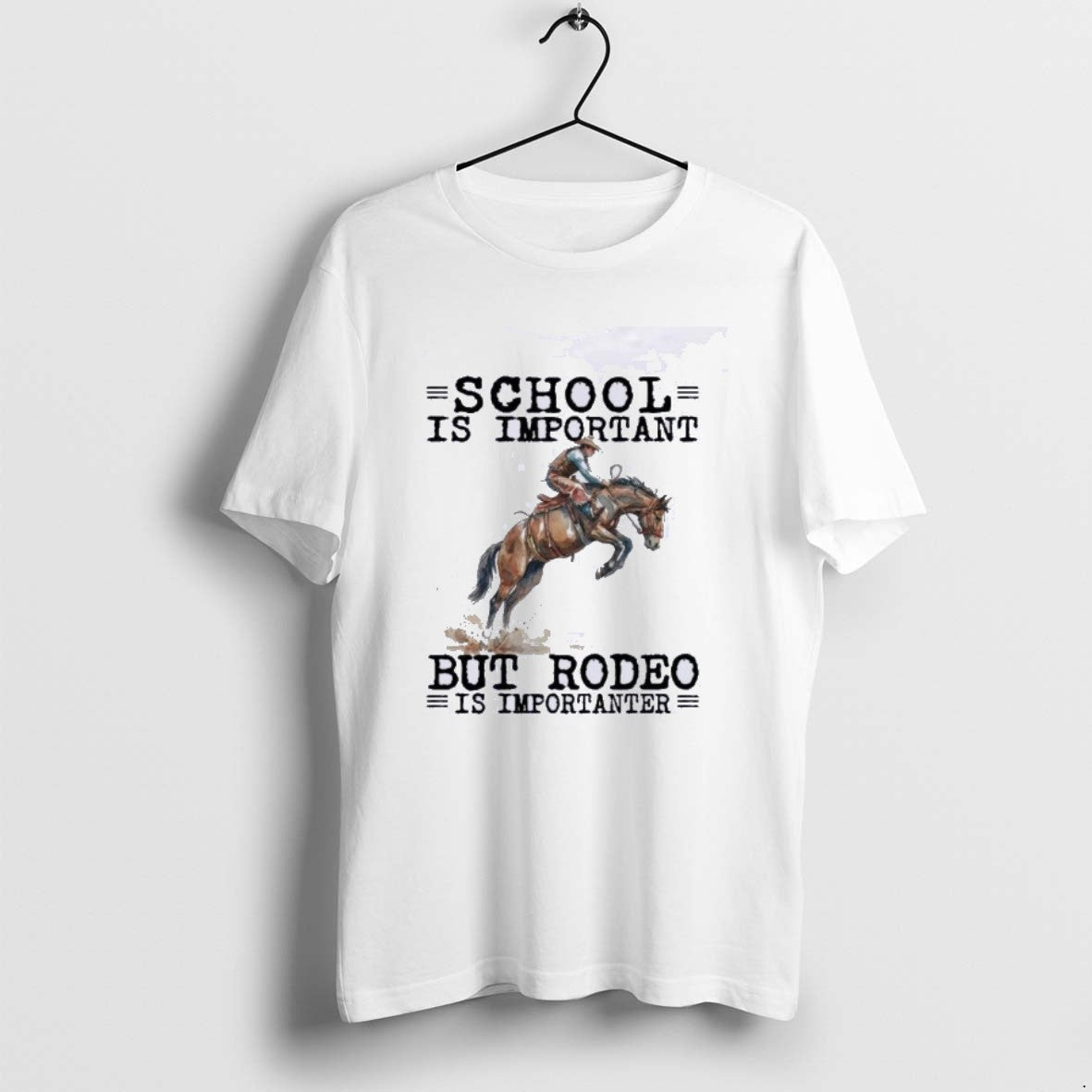 Official Rodeo School Is Important T-Shirts, Hoodie, Sweatshirt | DripVista.com