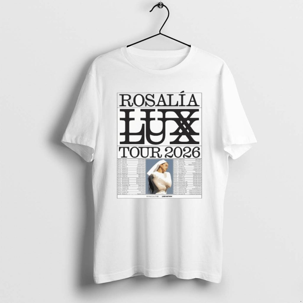Official Rosalia Lux Tour 2026 Europe And Uk And North American Dates T-Shirts, Hoodie, Sweatshirt | DripVista.com